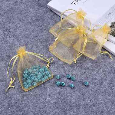 Organza Gift Bags with Drawstring(OP-R016-9x12cm-15)-9