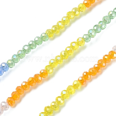 Transparent Electroplate Glass Beads Strands(GLAA-YW0002-F01)-3