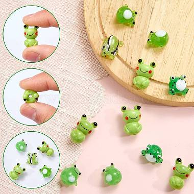 12Pcs 6 Styles Handmade Lampwork Beads(LAMP-SZ0001-65)-3