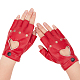 PU Leather Fingerless Gloves(AJEW-CL0003-67A)-1
