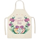Cute Easter Egg Pattern Polyester Sleeveless Apron(PW-WG98916-27)-1