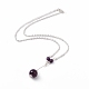 3Pcs Natural Gemstones Pendant Necklaces(NJEW-FS0001-04)-6