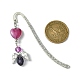 Glass Bead Heart Angel Bookmarks(AJEW-JK00276-01)-3