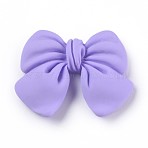 Flatback Resin Cabochons, Bowknot, for DIY Accessories Making, Lilac, 24x29x6mm(RESI-CJC0001-56C)