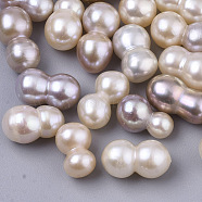 Natural Cultured Freshwater Pearl, No Hole/Undrilled, Seashell Color, 11.5~13.5x6~8mm(PEAR-T005-01A-01)