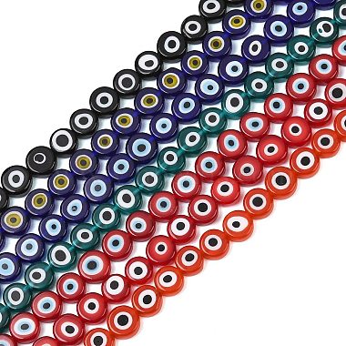 Handgemachte evil eye Glasperlen(LAMP-C028-02)-1