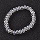 Fabrication de bracelet extensible en perles de verre à fil élastique coréen(BJEW-JB02167-01)-1