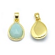 Natural Amazonite Pendants(G-O176J-02G)-2