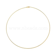 Rack Plating Brass Choker Necklaces, Lead Free & Cadmium Free, Long-Lasting Plated, Real 18K Gold Plated, Inner Diameter: 5.18 inch(13.15cm)(NJEW-Q348-04G)