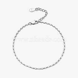 925 Sterling Silver Link Chain Bracelets, Fashionable and Simple, Silver, 6.69 inch(170mm)(EJ2248-2)