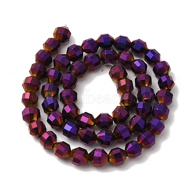 Electroplated Synthetic Non-magnetic Hematite Beads Strands(G-I364-L01-09)-2