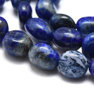 Chapelets de perles en lapis-lazuli naturel(X-G-O186-B-17)-3