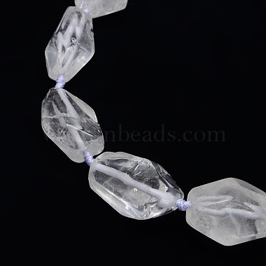 Natural Gemstone Quartz Crystal Beads Strands(X-G-L159-09)-2