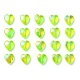 100pcs perles acryliques transparentes écologiques(TACR-YW0001-07G)-2
