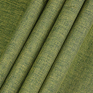 1Pc DIY Polyester Fabrics, with Paper Back, for Book Binding, Olive, 430x1000x0.3mm(DIY-OC0011-35E)