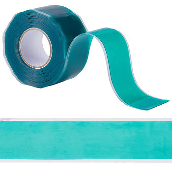 Waterproof Silicone Adhesion Tape, Multi-Purpose Repair Tape, Sea Green, 2.5x0.05cm