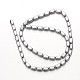 Electroplate Non-magnetic Synthetic Hematite Bead Strands(G-F300-40A-01)-2