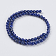 Natural Lapis Lazuli Beads Strands(X-G-G423-6mm-A)-2