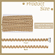 Wave Polyester Ribbon(OCOR-WH0078-379B)-2