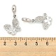 Rack Plating Alloy Pave Crystal Rhinestone Insect European Dangle Charms(FIND-B034-14P-01)-3