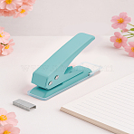 1Pc Iron Craft Hole Punch, for Scrapbooking & Paper Crafts, Paper Shapers, Aquamarine, 102x27x75mm(OFST-LP0001-17D)