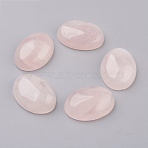 Natural Rose Quartz Flat Back Cabochons, Oval, 35x25x8mm(G-G741-25x35mm-21)