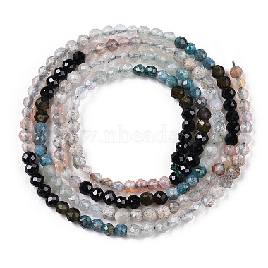 Natural & Synthetic Mixed Gemstone Beads Strands(G-D080-A01-03-01)-2