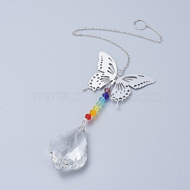 Clear Butterfly Glass Decoration