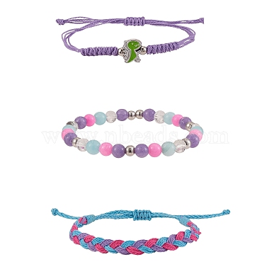 Purple Acrylic Bracelets