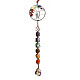 Grandes décorations pendentif thème chakra(HJEW-PW0001-004D-S)-1