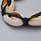 Natural Cowrie Shell Braided Beads Bracelets(BJEW-JB05057-01)-3