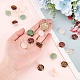 20Pcs 5 Styles Natural Mixed Stone Copper Wire Wrapped Pendants(FIND-DC0001-51)-3