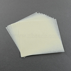 Ironing Paper used for DIY Fuse Beads, Light Goldenrod Yellow, 110x110mm(DIY-R017-11x11cm)
