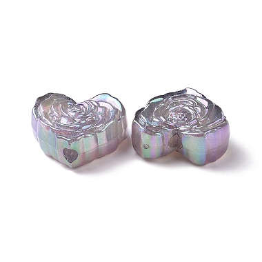 UV Plating Rainbow Iridescent Acrylic Beads(X-OACR-P016-04)-3