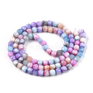 Opaque Baking Painted Glass Beads Strands(X-EGLA-N006-075)-2