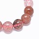Natural Strawberry Quartz Gemstone Beads Strands(G-F632-28)-2