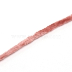 10S Arm Knitting Yarn, Chenille Polyester Yarn, for Blanket Pillows Craft Crochet Yarns, Dark Salmon, 1.5mm(YCOR-WH0005-001B)