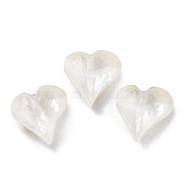 Glass Rhinestone Cabochons, Point Back & Back Plated, Faceted, Heart, Crystal, 13x12x5mm(RGLA-M016-E01-002DE)