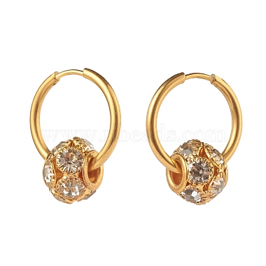 Rondelle Rhinestone Earrings