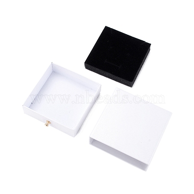 Boîte à bijoux à tiroir en papier carré(CON-C011-03A-07)-4