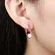 Boucles d'oreilles créoles en zircone cubique en laiton à la mode populaire(EJEW-BB15420)-6