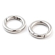 Non-Tarnish 316 Stainless Steel Spring Gate Rings(STAS-M296-01P-A-01)-1