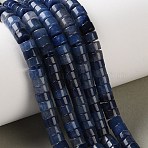 Natutal Blue Aventurine Beads Strands, Disc, Heishi Beads, Dyed & Heated, 6x3.5mm, Hole: 0.8mm, about 113pcs/strand, 15.35''(39cm)(G-M420-A15-01)