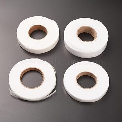(Defective Closeout Sale: Yellowing), Nylon Double-sided Adhesive Tape, For Clothes Making, White, 1~25cm, 70yards/roll(64m/roll), 4rolls/set(OCOR-XCP0001-26)