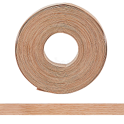 Wood Flat Sealing Strip, Pressure Sensitive Adhesive, for Door Gap, Window Gap, Sound and Light Innsulation, Wheat, 19mm, 15m/roll(AJEW-WH0270-246A-02)