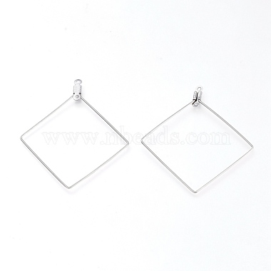 Non-Tarnish 304 Stainless Steel Pendants(STAS-L232-106P)-2