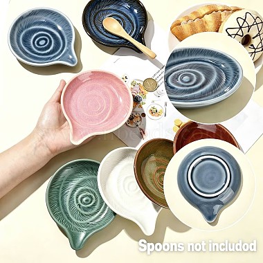 Round Ceramic Utensil Rest(PR-FZCA307-01)-2