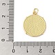 pendentifs en émail de laiton de placage de rack(KK-C052-35G-01)-3