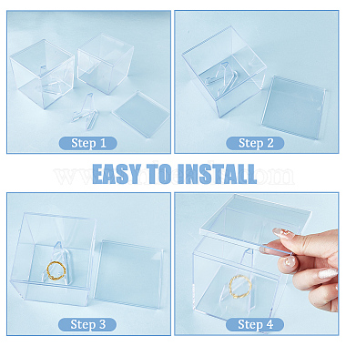 Square Plastic Storage Presentation Box(CON-CN0001-03A)-5