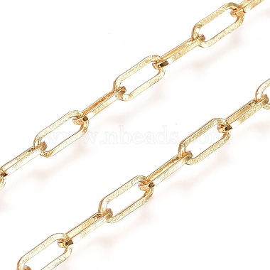 Soldered Brass Paperclip Chains(CHC-D025-04G)-3